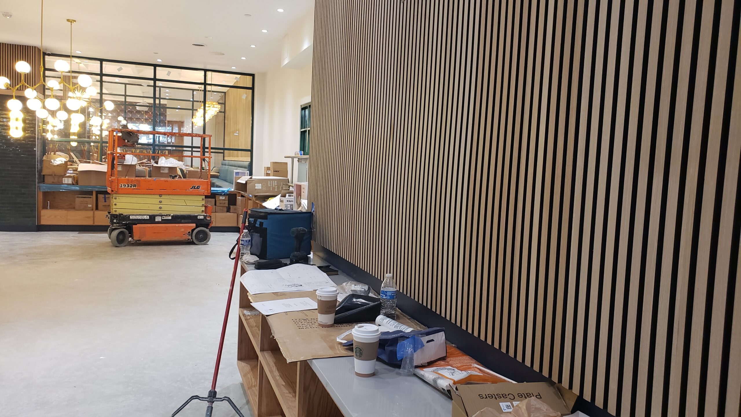 Before — Hyatt · MASTI: ductwork and MEP rough-in